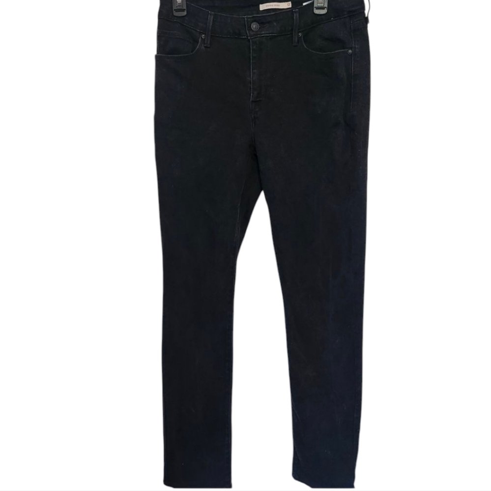 Levi's Classic Black Skinny Jeans for Women size 12 goth grunge
